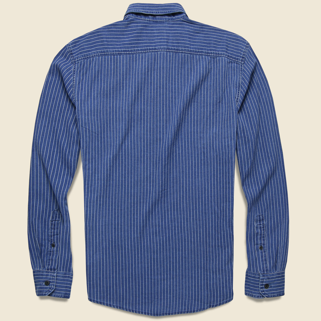 Sunset One-Pocket Slim Shirt - Indigo Stripe - Levis Premium - STAG Provisions - Tops - L/S Woven - Stripe