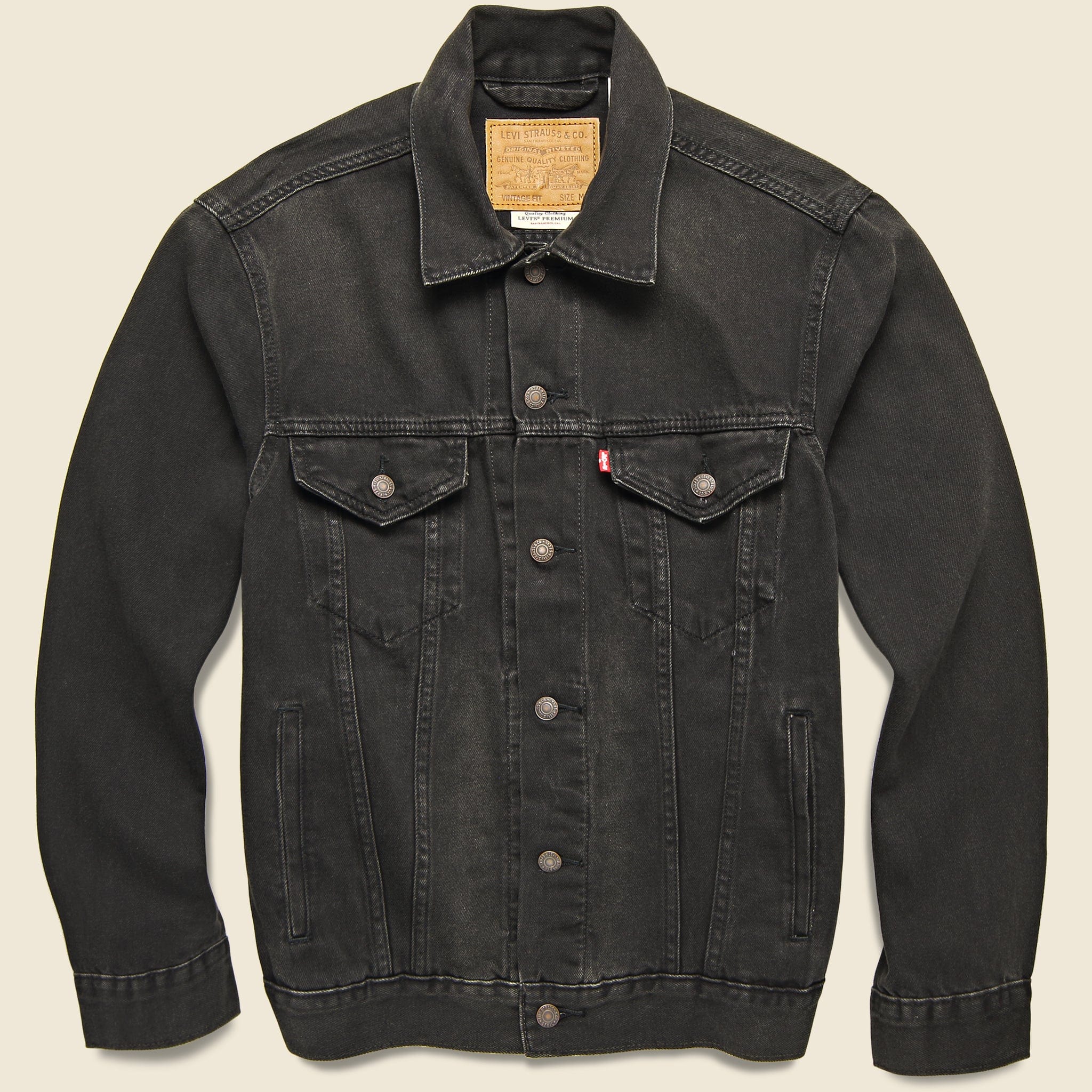 Vintage Fit Trucker - Black - Levis Premium - STAG Provisions - Outerwear - Coat / Jacket