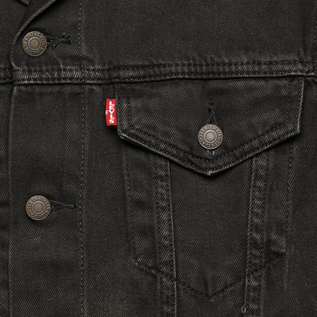Vintage Fit Trucker - Black - Levis Premium - STAG Provisions - Outerwear - Coat / Jacket