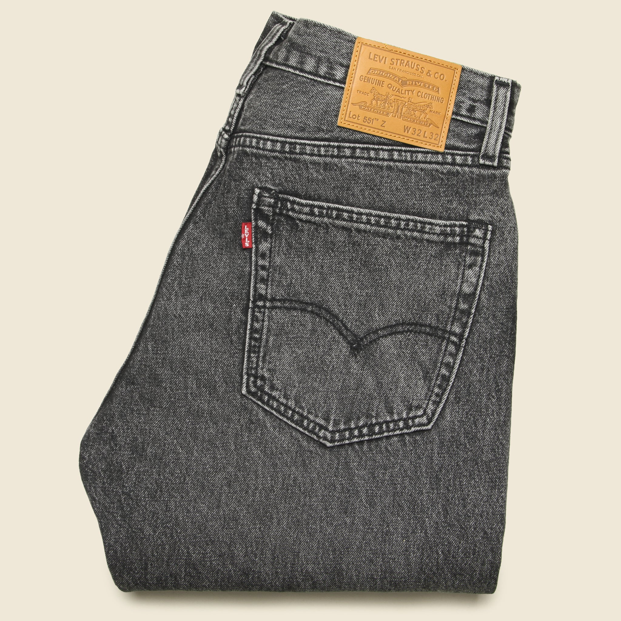 551Z Authentic Straight - Swim Shad - Levis Premium - STAG Provisions - Pants - Denim