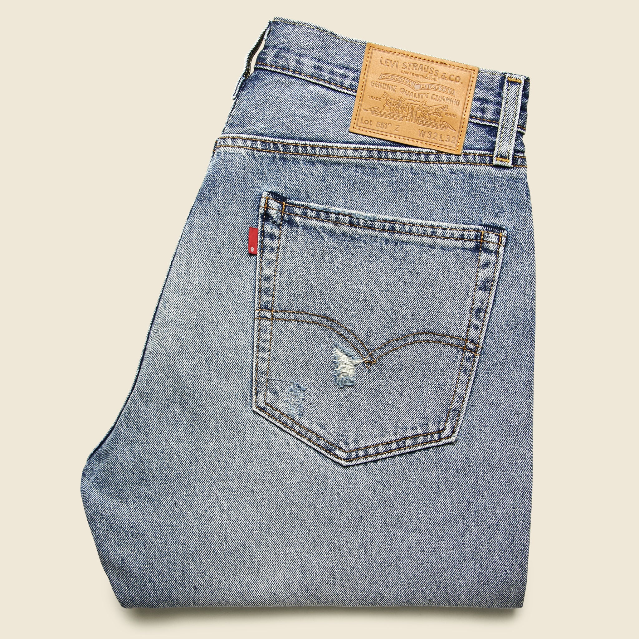 551Z Authentic Straight - Hula Hooper - Levis Premium - STAG Provisions - Pants - Denim