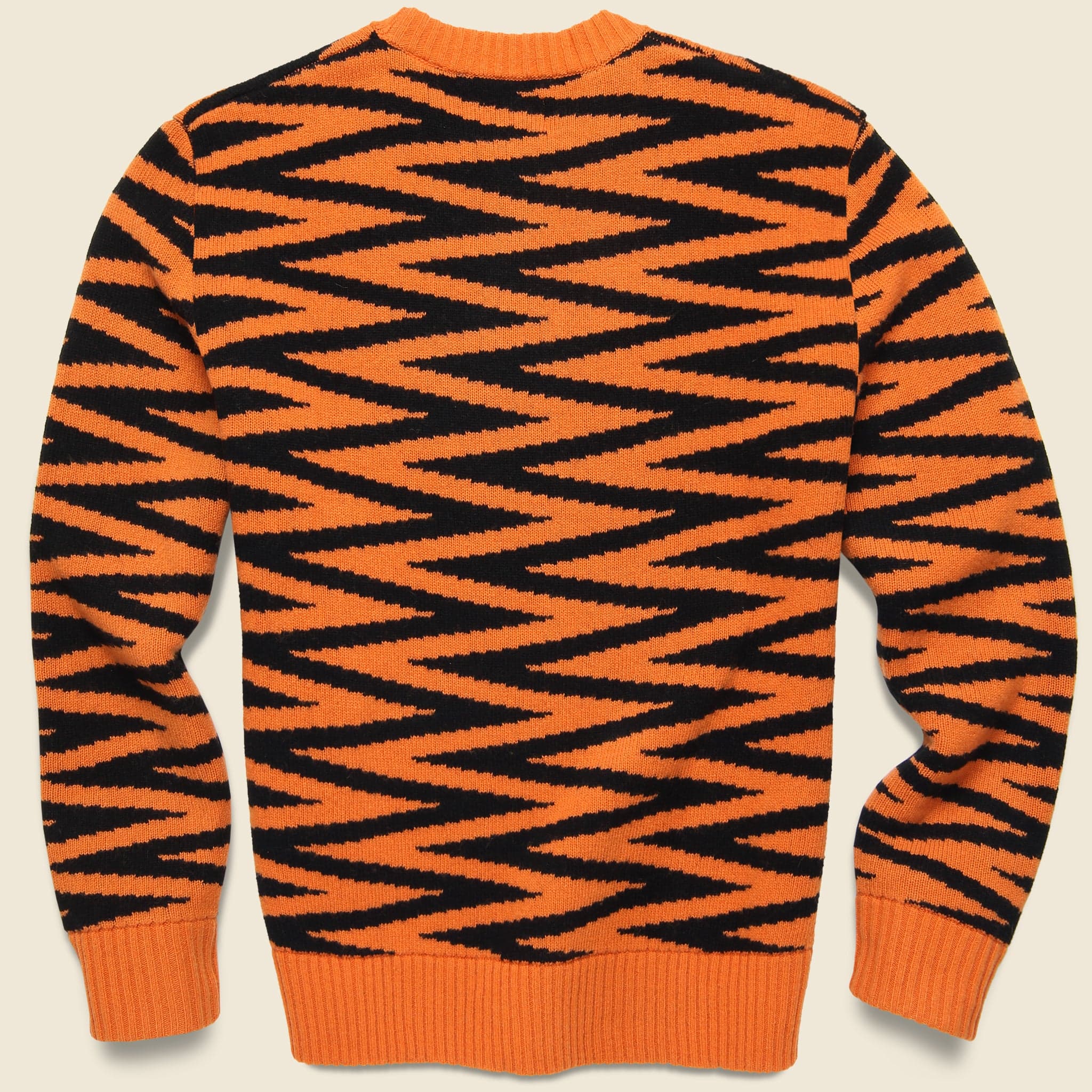 Zig Zag Crew Sweater - Red - Levis Vintage Clothing - STAG Provisions - Tops - Sweater