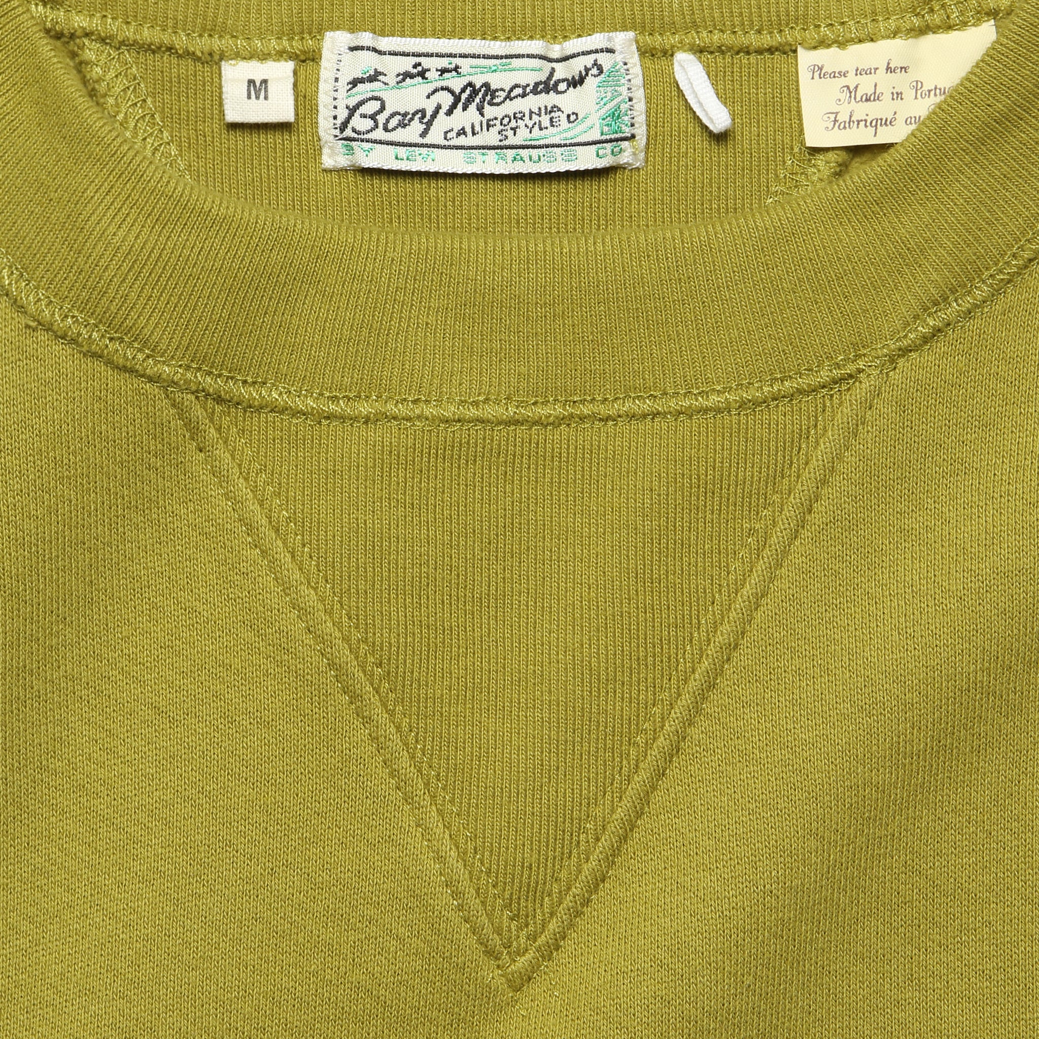 
                          Bay Meadows Sweatshirt - Ecru Olive - Levis Vintage Clothing - STAG Provisions - Tops - Fleece / Sweatshirt
                        