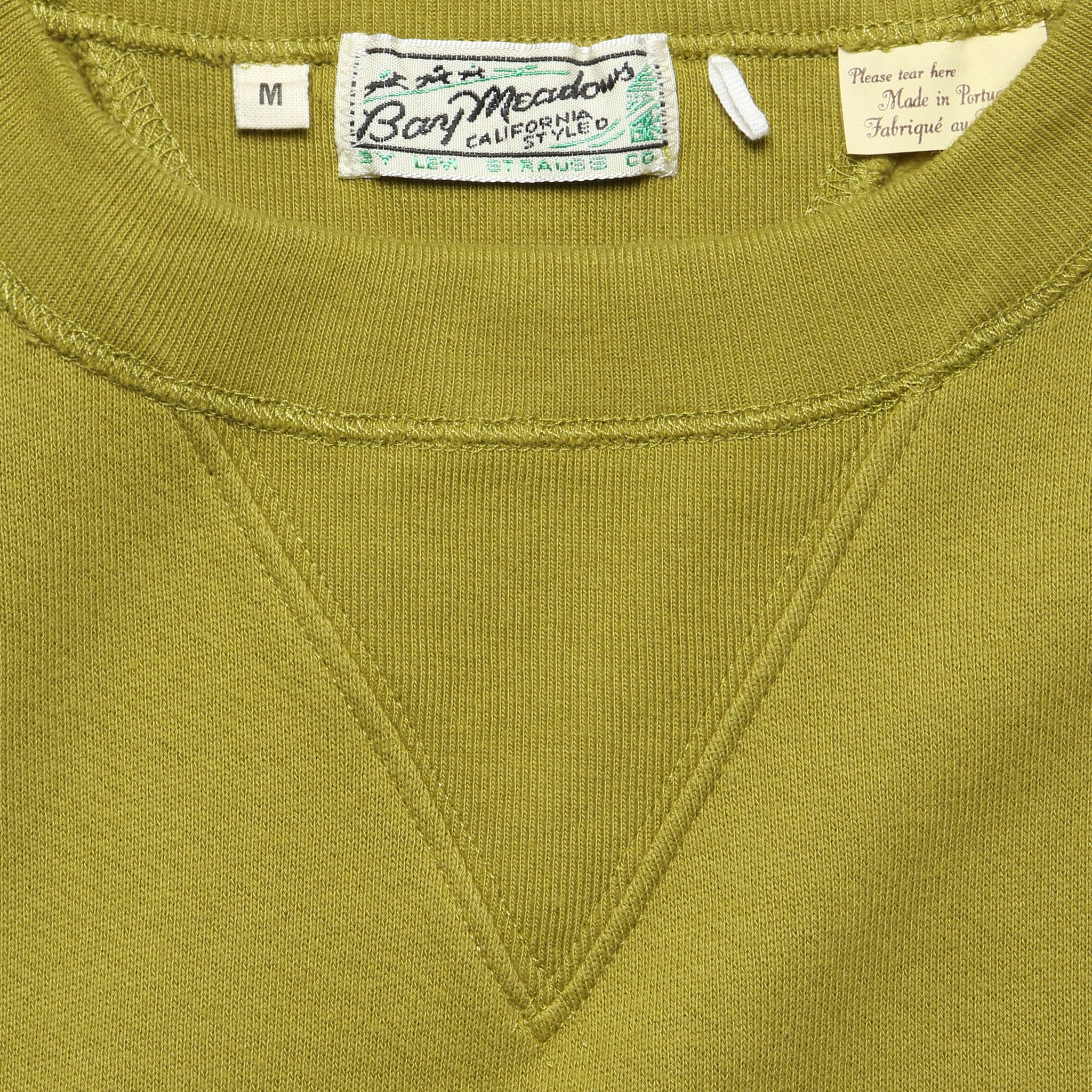 Bay Meadows Sweatshirt - Ecru Olive - Levis Vintage Clothing - STAG Provisions - Tops - Fleece / Sweatshirt