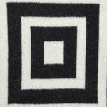 Concentric Squares Mock Neck Sweater - Black/White - Levis Vintage Clothing - STAG Provisions - Tops - Sweater
