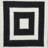Concentric Squares Mock Neck Sweater - Black/White - Levis Vintage Clothing - STAG Provisions - Tops - Sweater