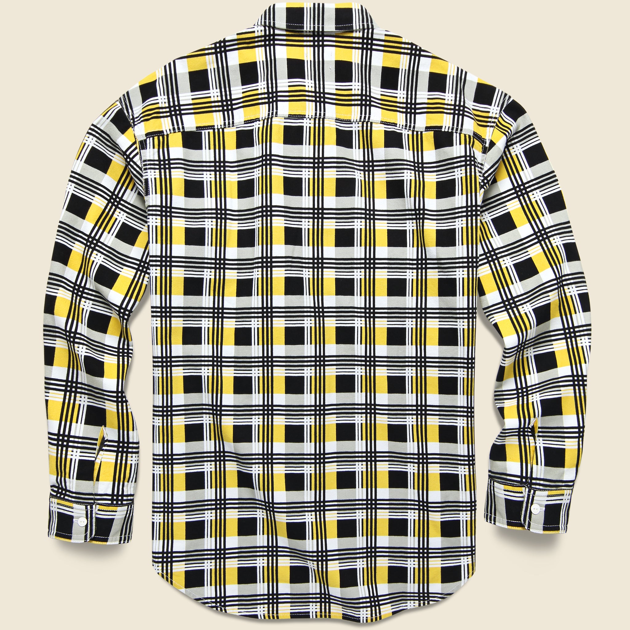 
                          Printed Skate Woven Shirt - Black/Yellow - Levis Premium - STAG Provisions - Tops - L/S Woven - Other Pattern
                        