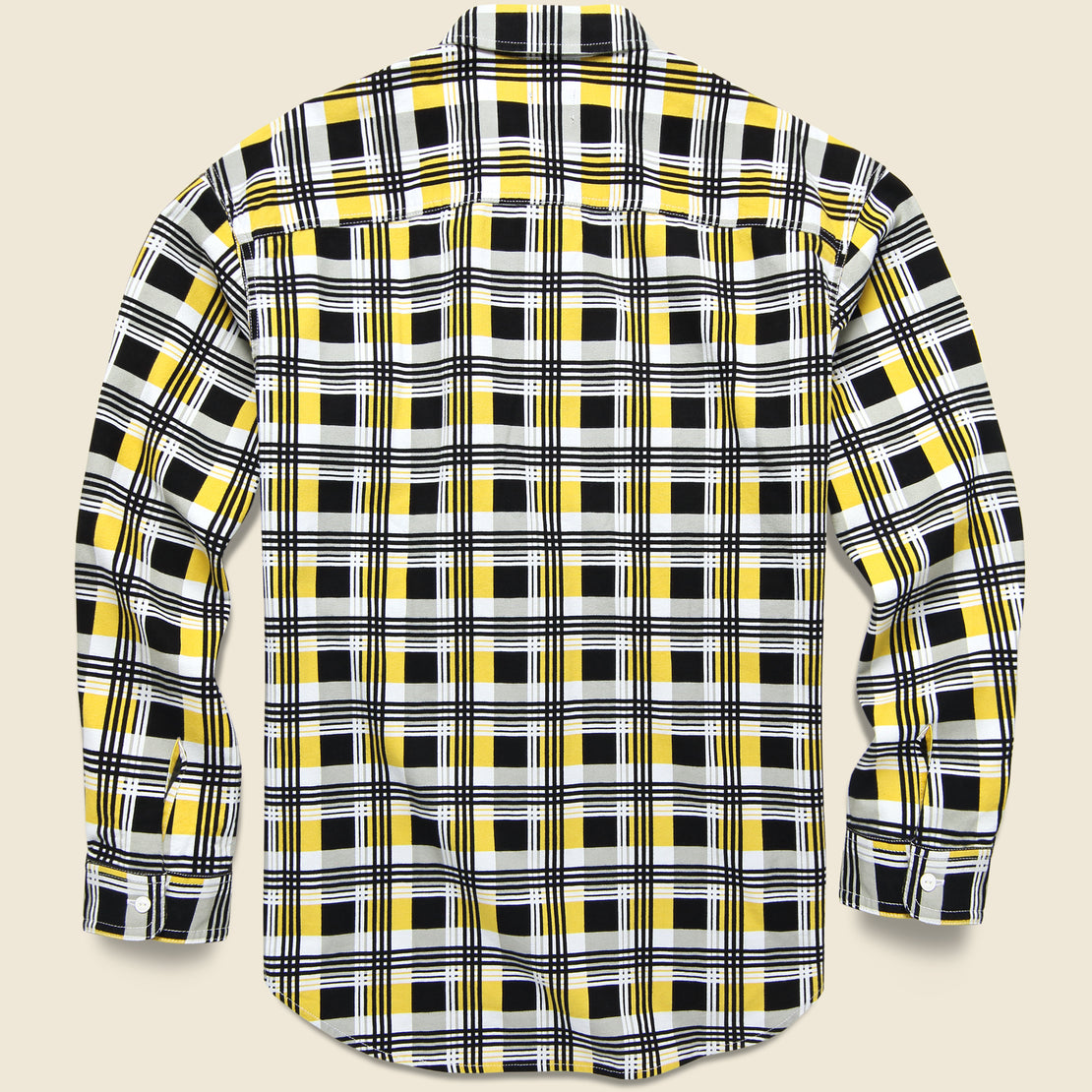 Printed Skate Woven Shirt - Black/Yellow - Levis Premium - STAG Provisions - Tops - L/S Woven - Other Pattern
