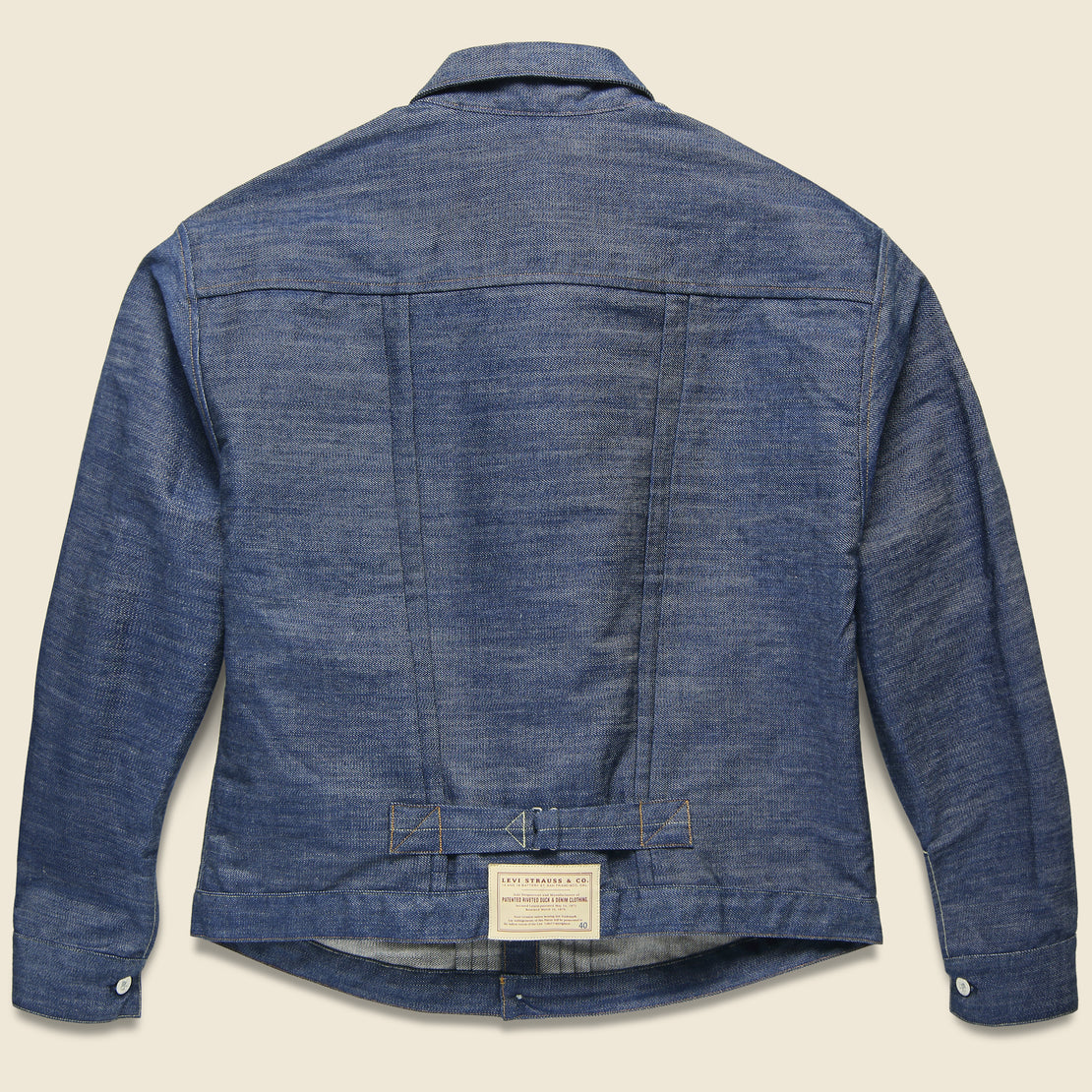 Levi's – LVC 1879 Pleated Blouse Jacket Indigo Blue