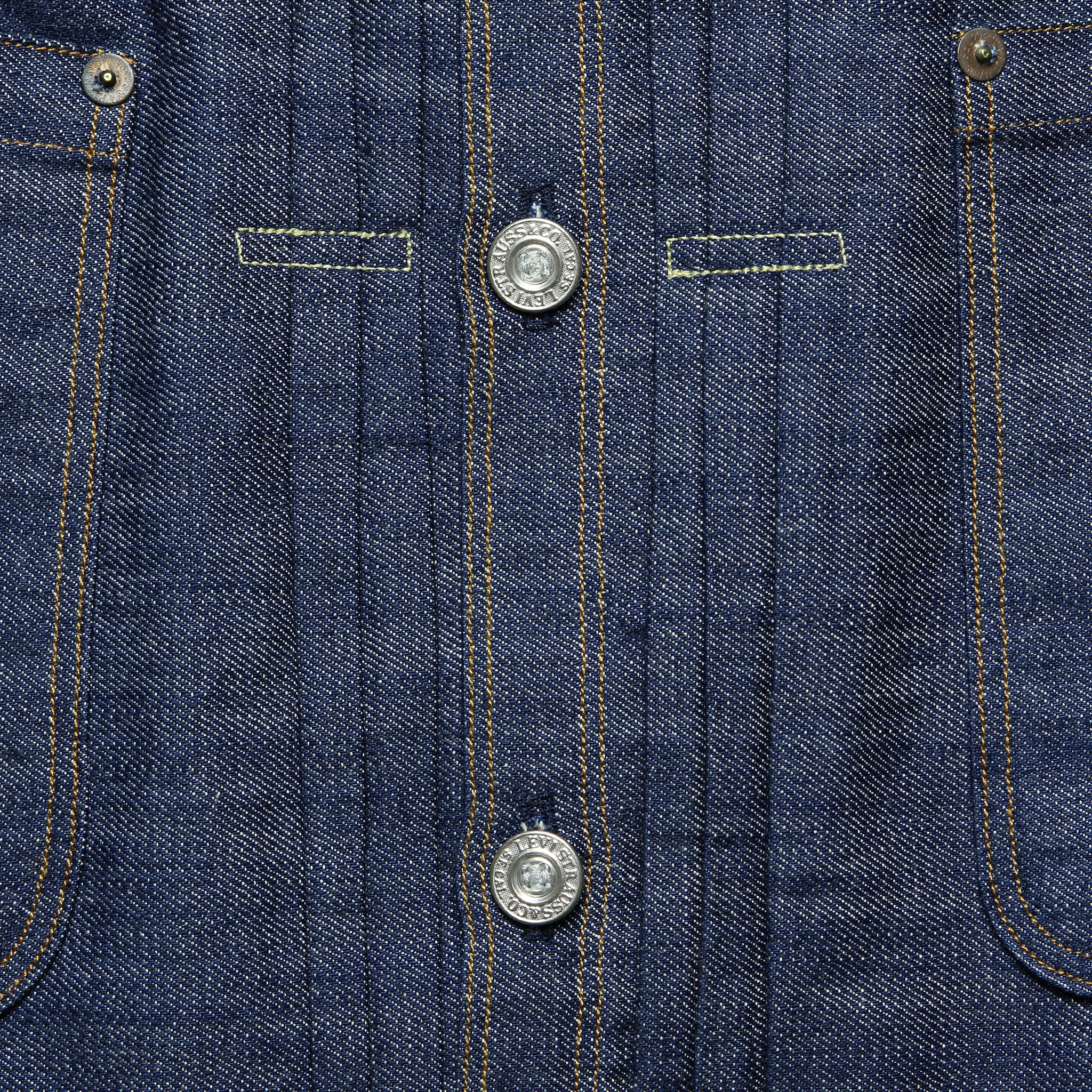 1880 Triple Pleat Blouse Jacket - Indigo - Levis Vintage Clothing - STAG Provisions - Outerwear - Coat / Jacket