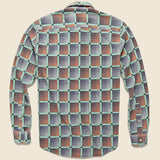 Shorthorn Shirt - Mint Green Print - Levis Vintage Clothing - STAG Provisions - Tops - L/S Woven - Plaid