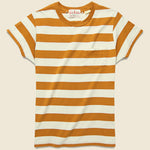 1950s Sportswear Tee - Thin Stripe Rust - Levis Vintage Clothing - STAG Provisions - Tops - S/S Tee