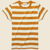 1950s Sportswear Tee - Thin Stripe Rust - Levis Vintage Clothing - STAG Provisions - Tops - S/S Tee