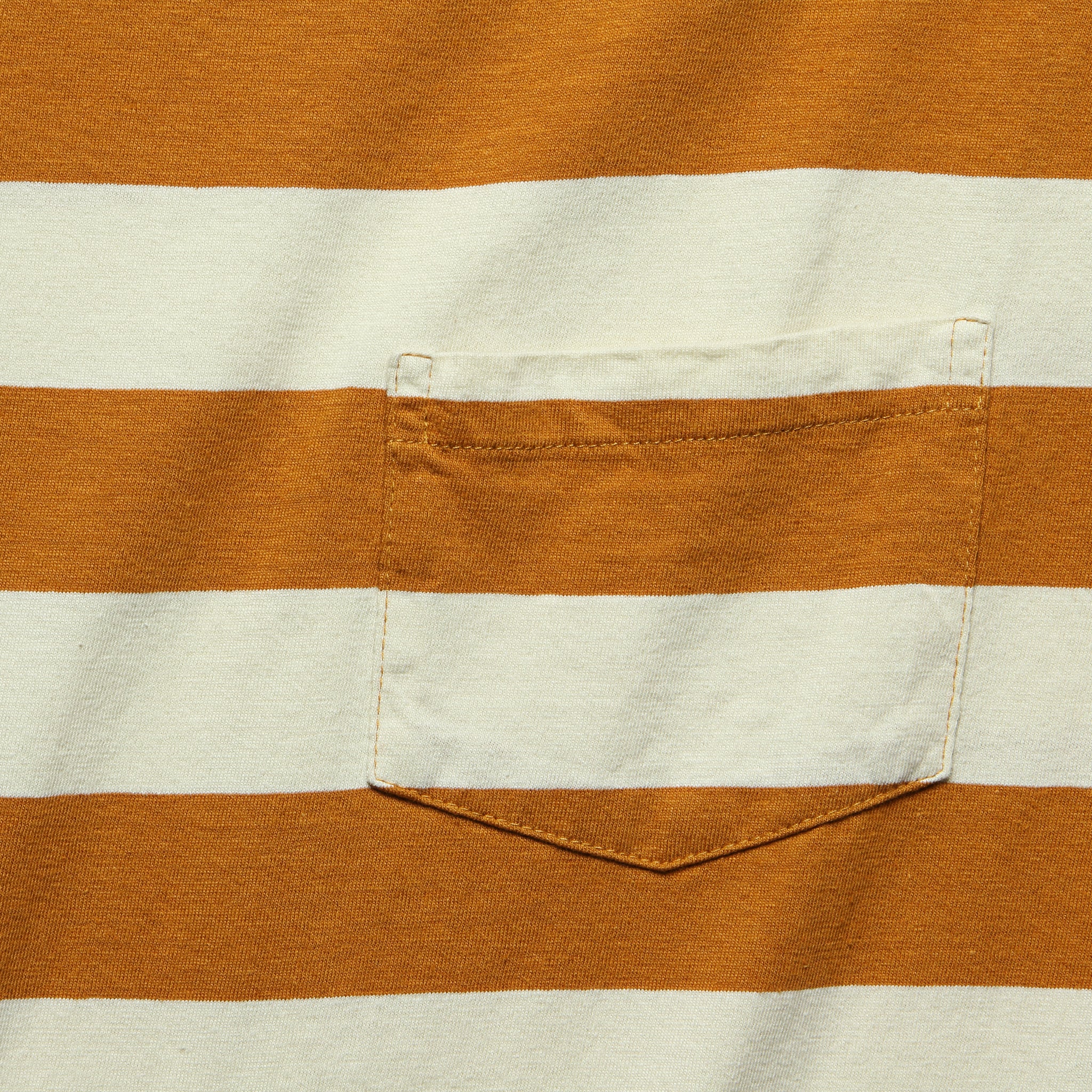 1950s Sportswear Tee - Thin Stripe Rust - Levis Vintage Clothing - STAG Provisions - Tops - S/S Tee