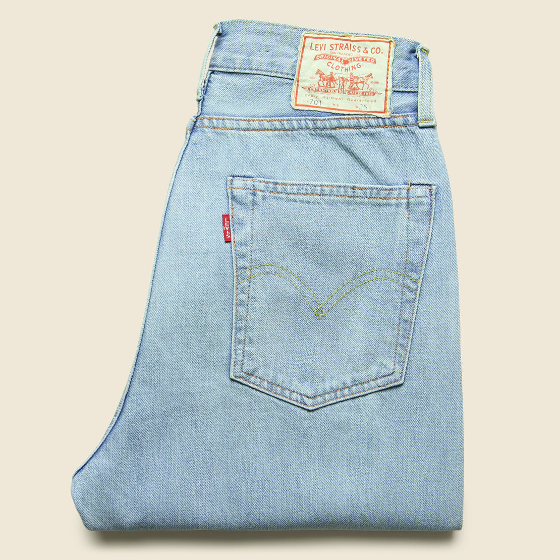 1950s 701 Jean - Stardust Wash - Levis Vintage Clothing - STAG Provisions - W - Pants - Denim