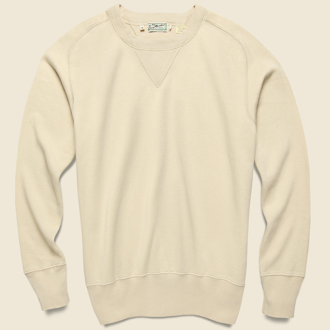 Levis Vintage Clothing Bay Meadows Sweatshirt - Double Cream
