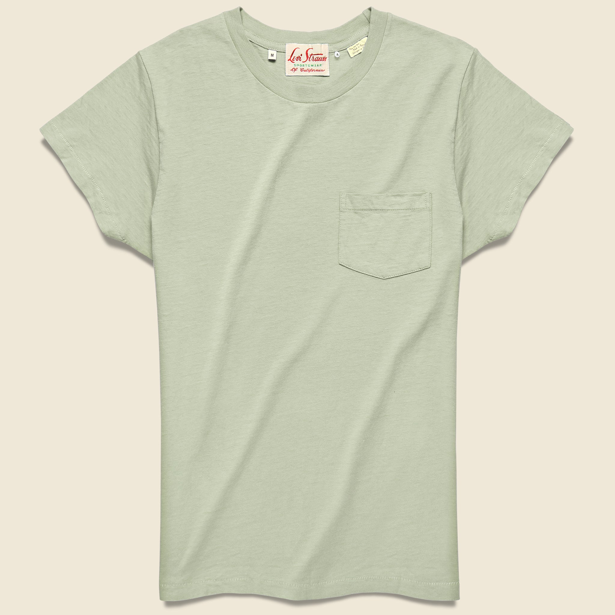 1950s Sportswear Tee - Seagrass - Levis Vintage Clothing - STAG Provisions - Tops - S/S Tee