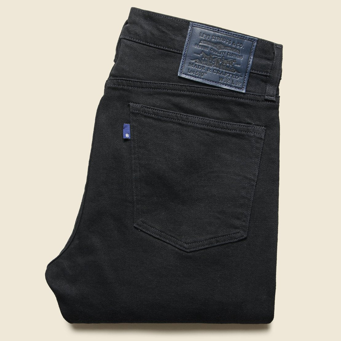 
                          510 Skinny Jean - Black Rinse - Levis Made &amp; Crafted - STAG Provisions - Pants - Denim
                        