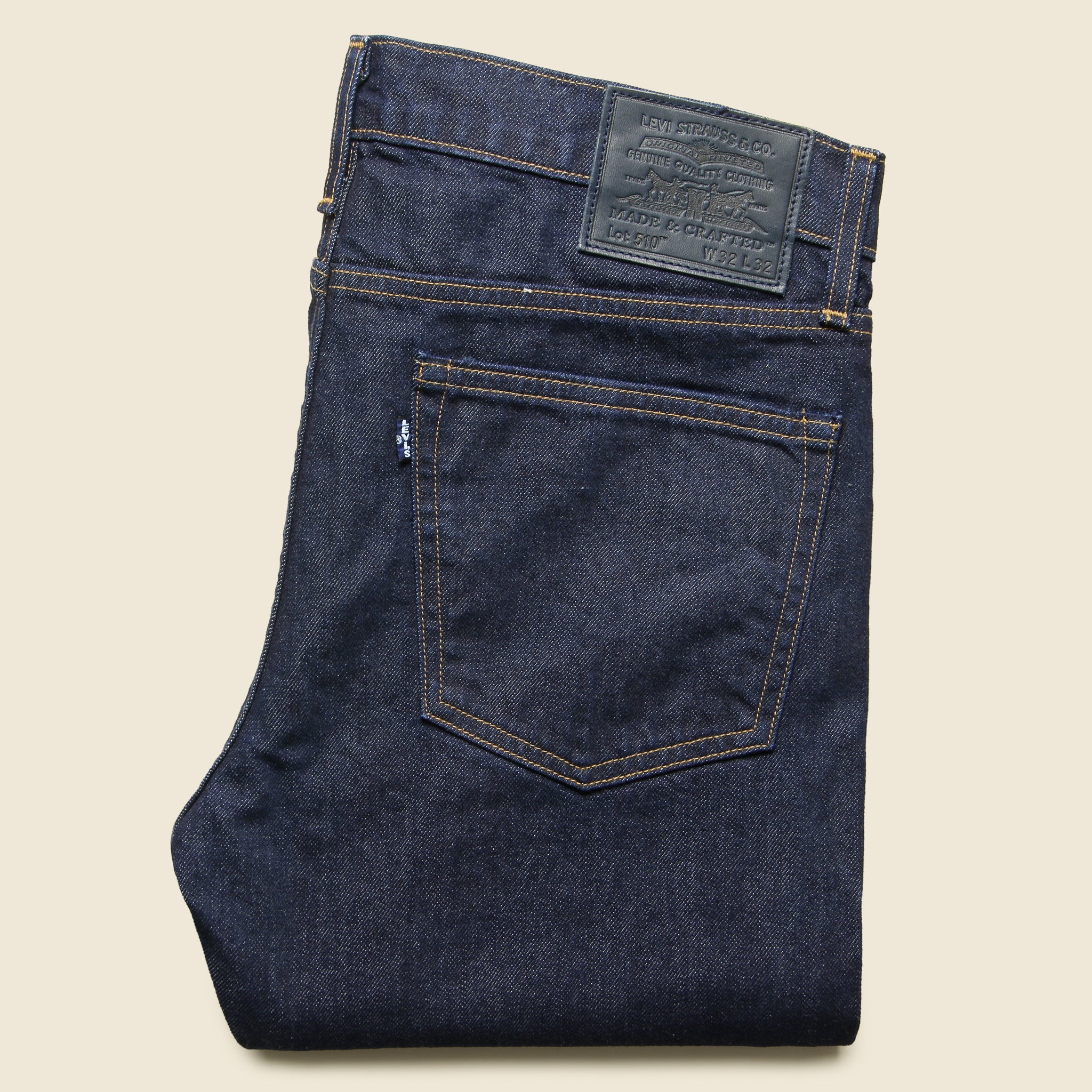 510 Skinny Jean - Resin Rinse Stretch - Levis Made & Crafted - STAG Provisions - Pants - Denim