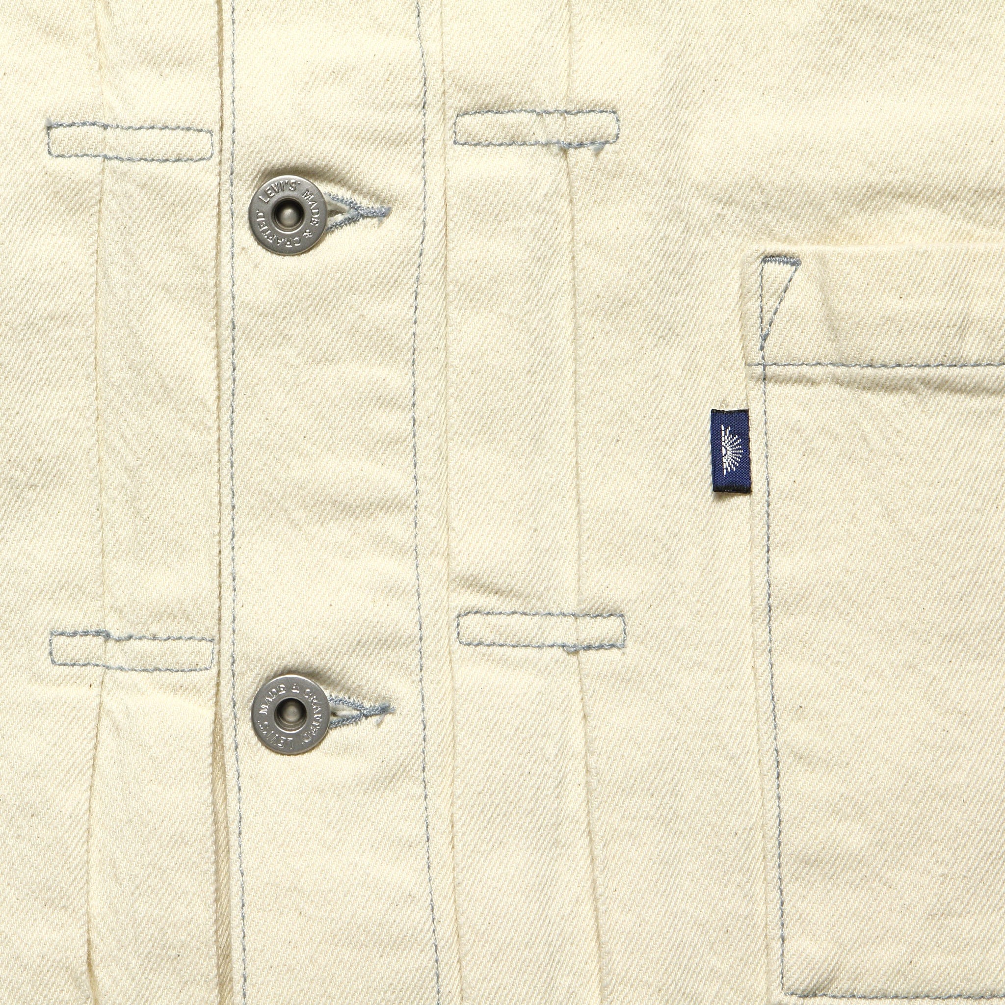 Type II Worn Trucker Jacket - Light Sand - Levis Made & Crafted - STAG Provisions - Outerwear - Coat / Jacket