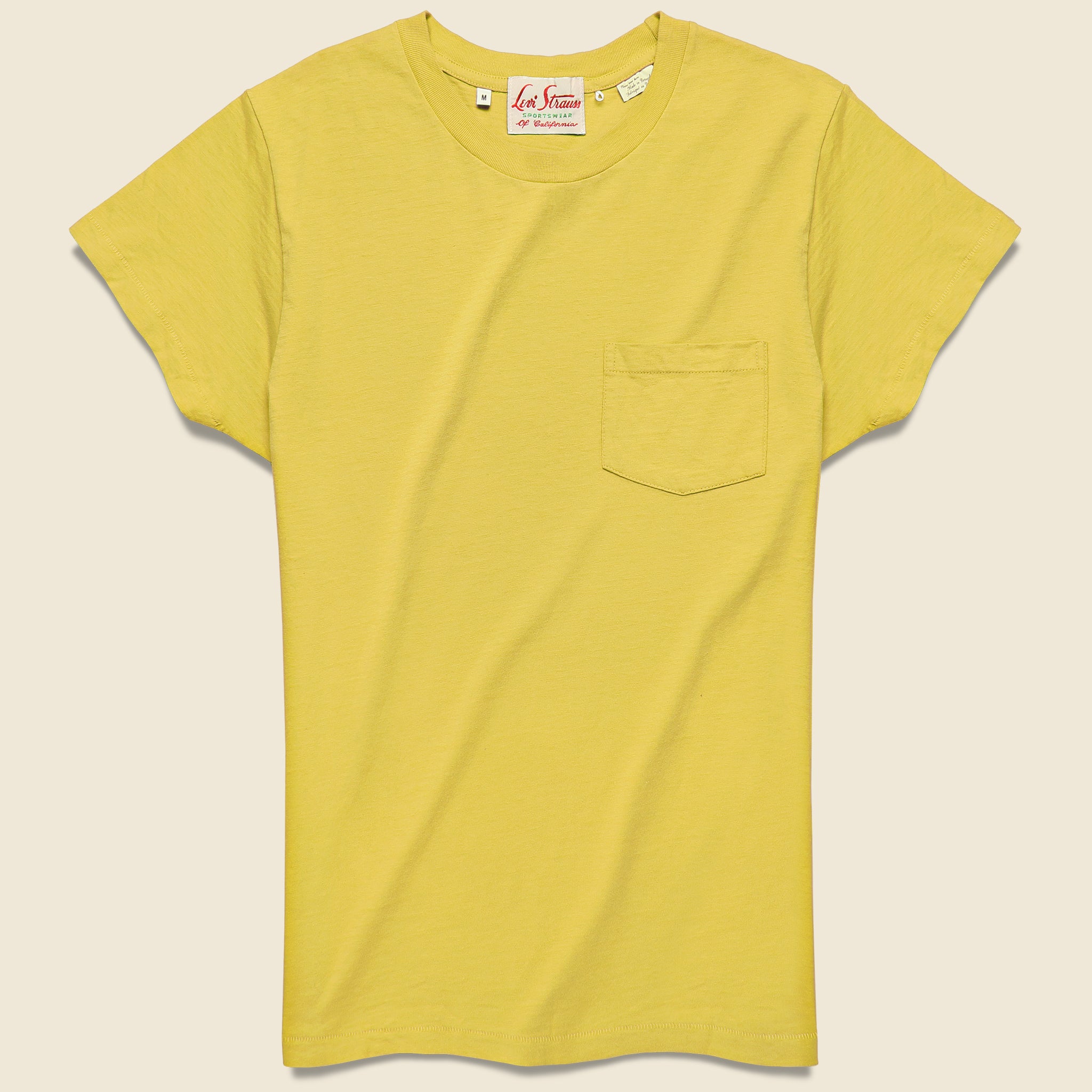 1950s Sportswear Tee - Misted Yellow - Levis Vintage Clothing - STAG Provisions - Tops - S/S Tee