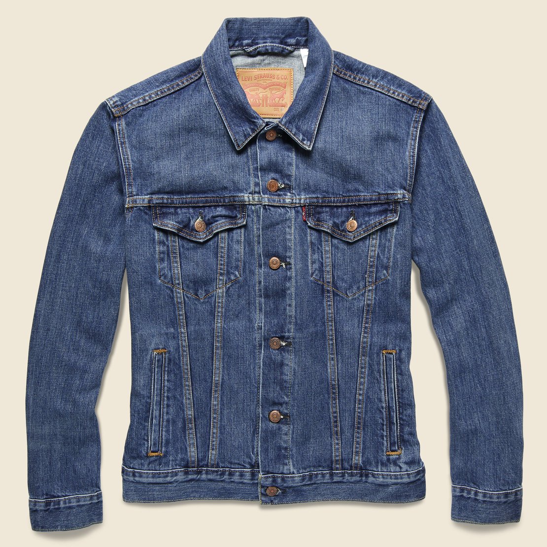 Levi's Denim Trucker - Fuck Luck - Size Medium - Fort Lonesome - STAG Provisions - Outerwear - Coat / Jacket