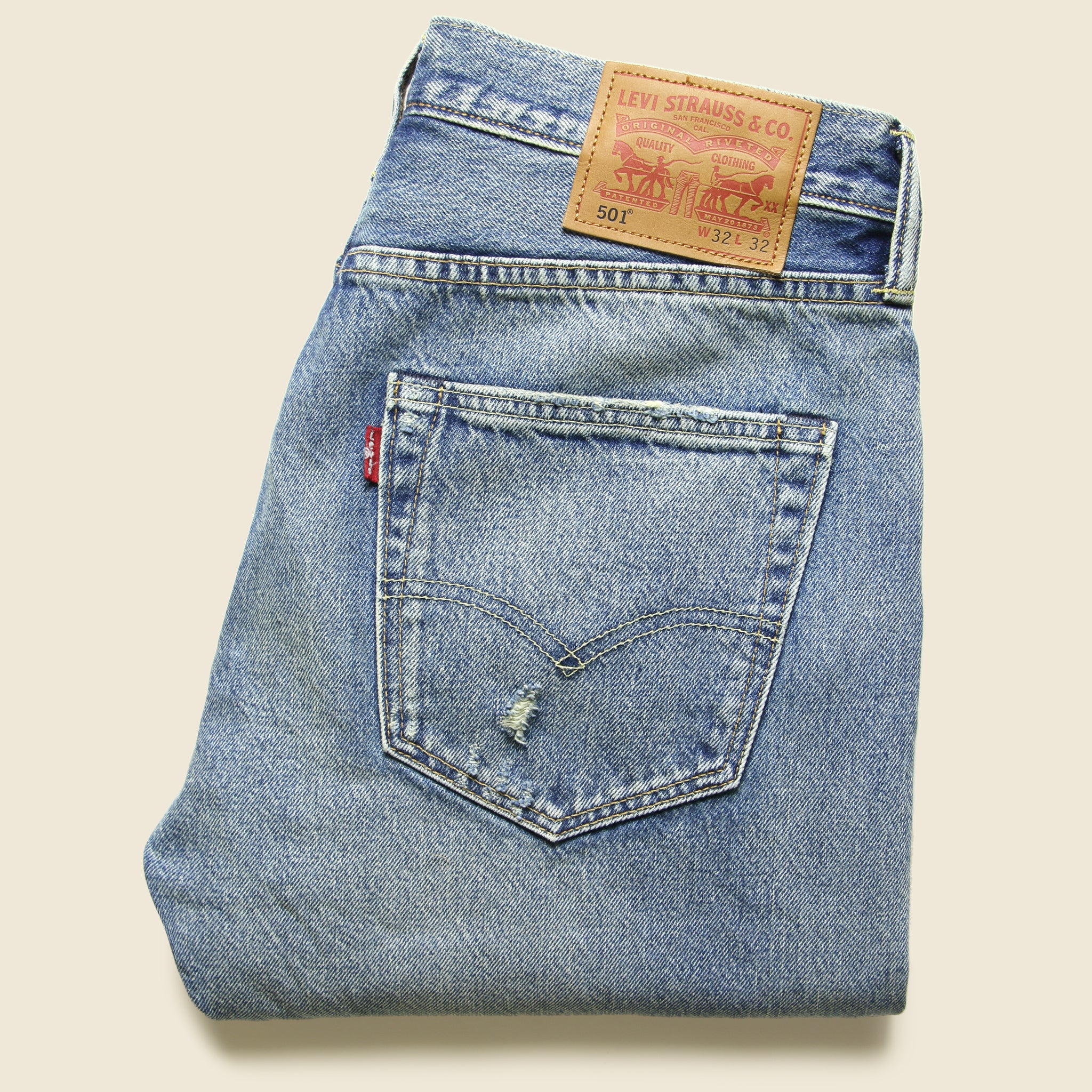 501 Selvedge Jean - Redwood Ave - Levis Premium - STAG Provisions - Pants - Denim