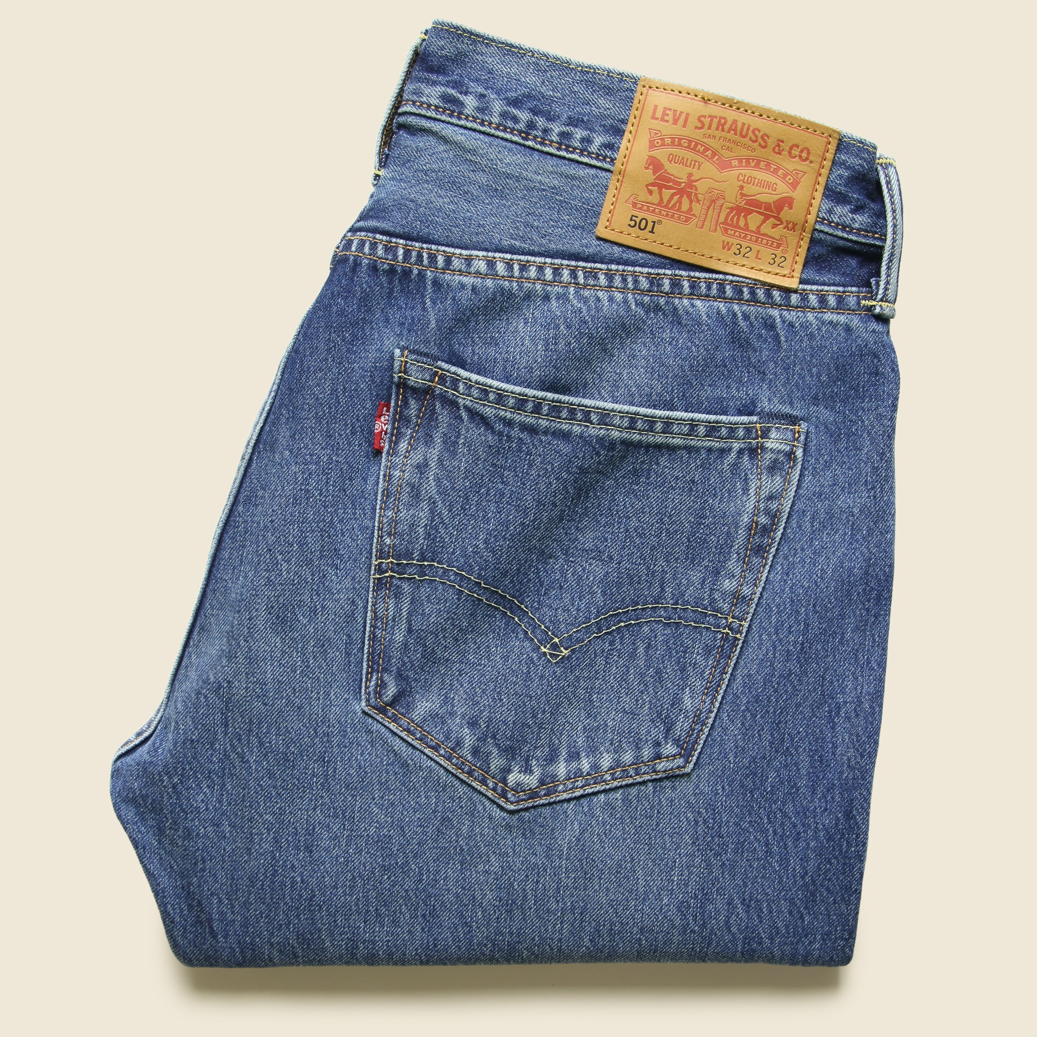 
                          501 Selvedge Jean - Electric Ave - Levis Premium - STAG Provisions - Pants - Denim
                        