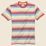 Sunset Pocket Tee - Fiesta Stripe - Levis Premium - STAG Provisions - Tops - S/S Tee