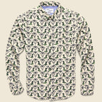 Dove Print Shirt - Beige - Modern Liberation - STAG Provisions - Tops - L/S Woven - Other Pattern