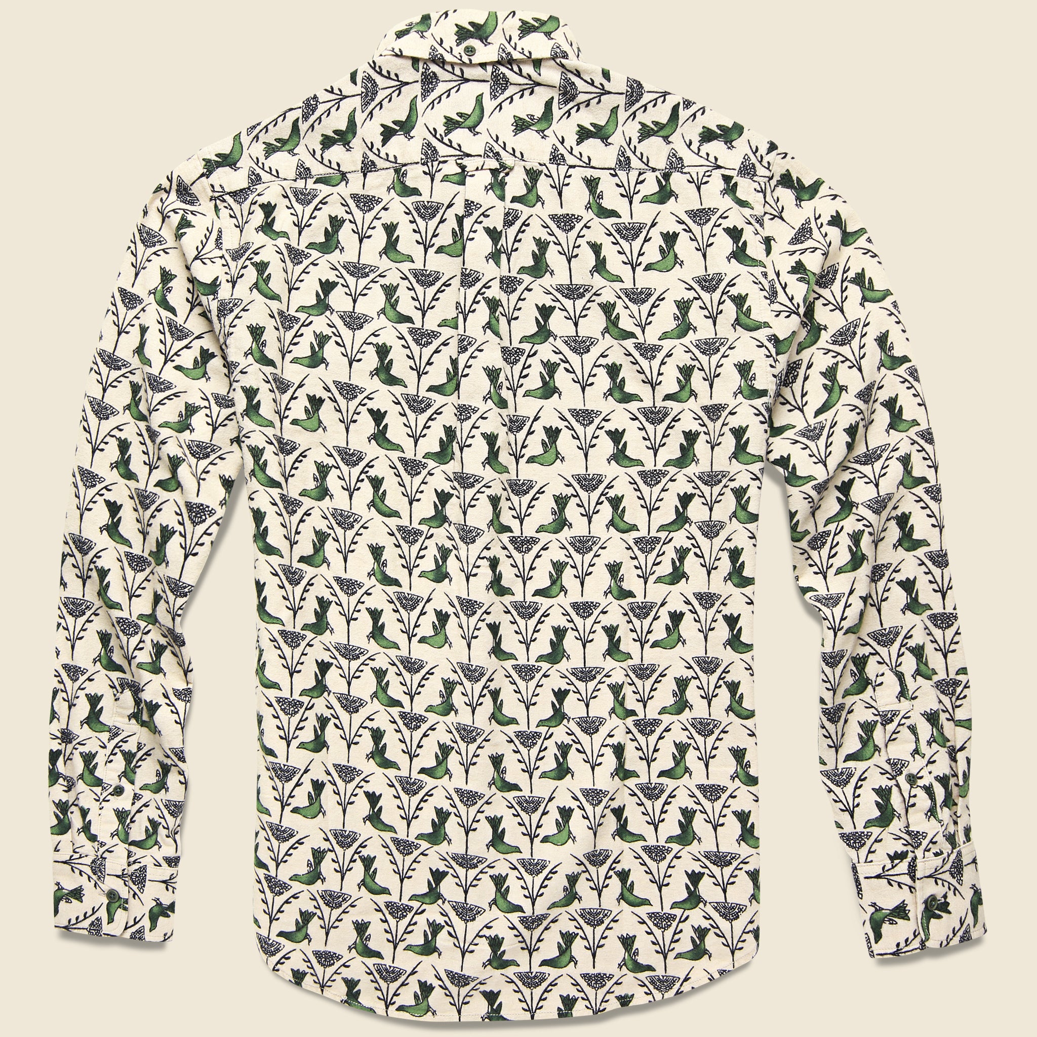 
                          Dove Print Shirt - Beige - Modern Liberation - STAG Provisions - Tops - L/S Woven - Other Pattern
                        