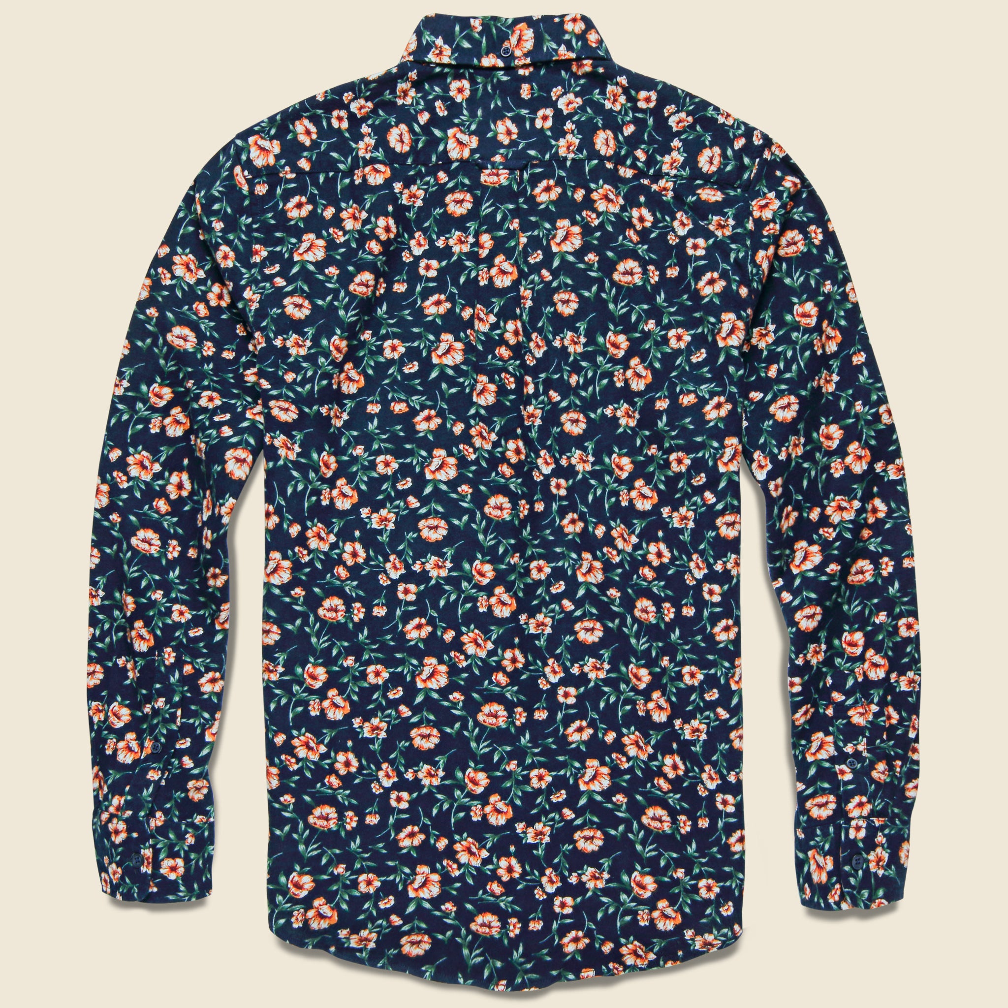 
                          Brushed Cotton Shirt - Navy Rose - Modern Liberation - STAG Provisions - Tops - L/S Woven - Floral
                        