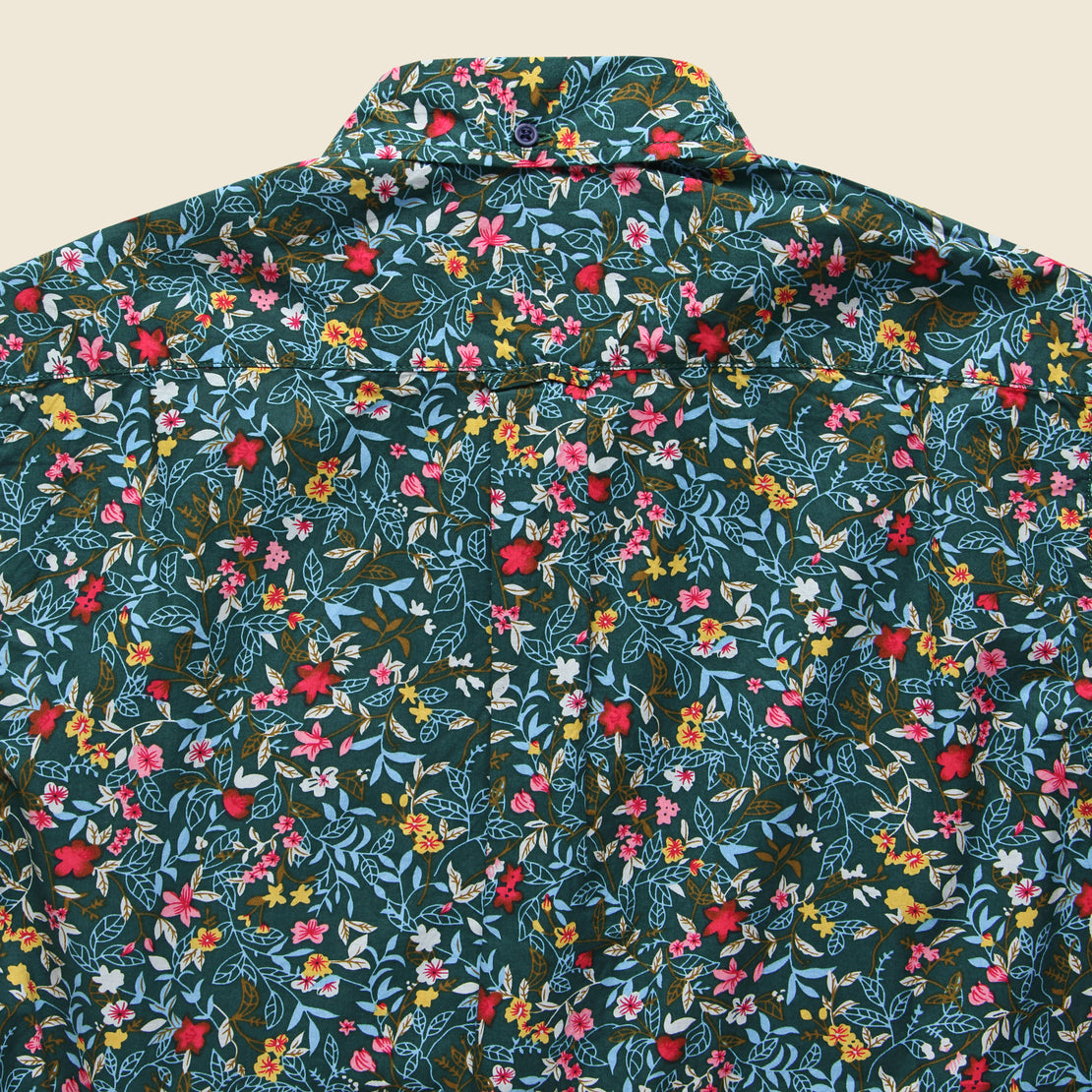 Flower Garden Print Shirt - Hunter - Modern Liberation - STAG Provisions - Tops - S/S Woven - Floral