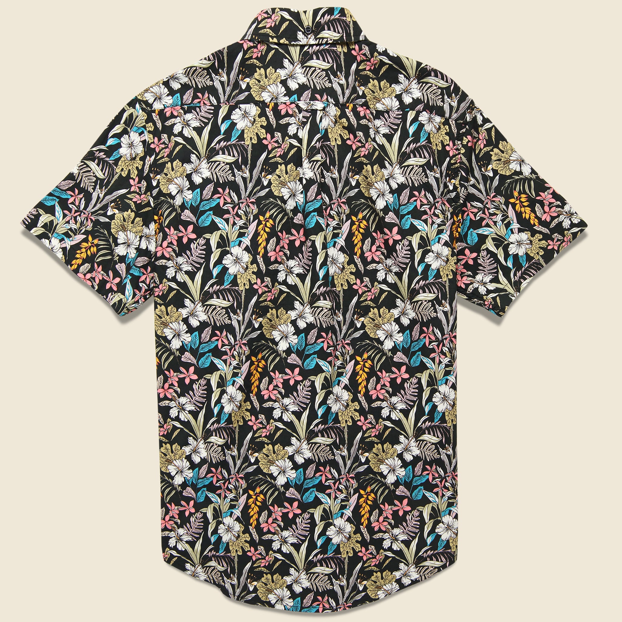 
                          Flower Sketch Shirt - Black - Modern Liberation - STAG Provisions - Tops - S/S Woven - Floral
                        