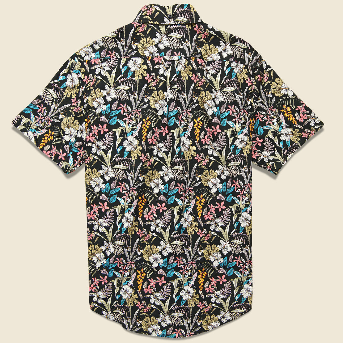 Flower Sketch Shirt - Black - Modern Liberation - STAG Provisions - Tops - S/S Woven - Floral
