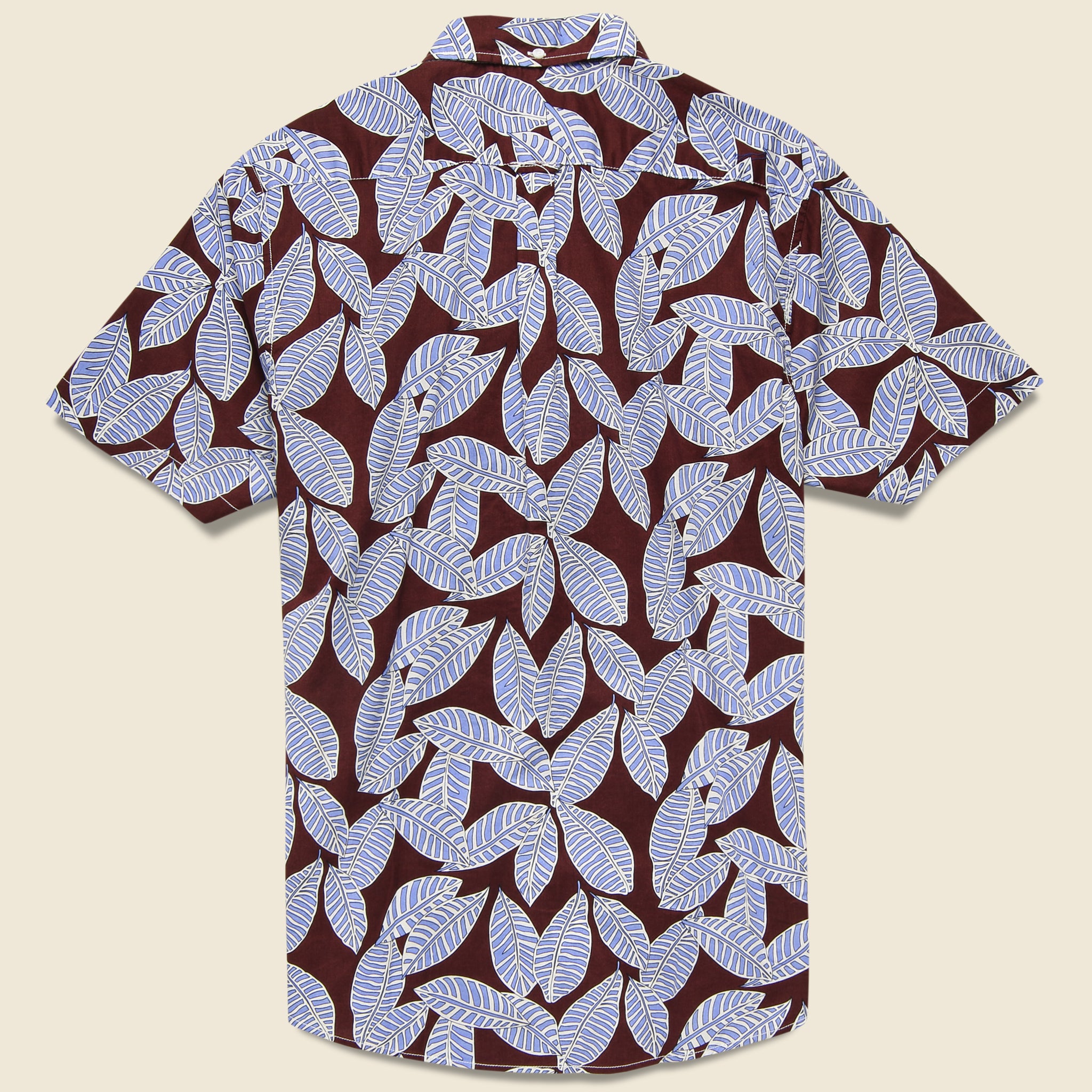 
                          Leaf Print Shirt - Brown - Modern Liberation - STAG Provisions - Tops - S/S Woven - Other Pattern
                        