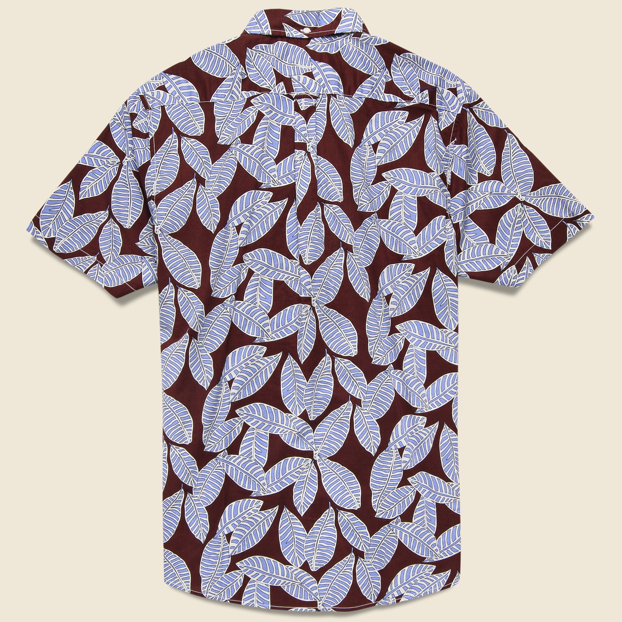 Leaf Print Shirt - Brown - Modern Liberation - STAG Provisions - Tops - S/S Woven - Other Pattern