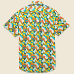 Color Camouflage Shirt - Caramel - Modern Liberation - STAG Provisions - Tops - S/S Woven - Other Pattern