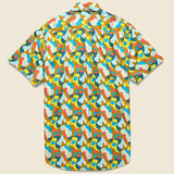 Color Camouflage Shirt - Caramel - Modern Liberation - STAG Provisions - Tops - S/S Woven - Other Pattern