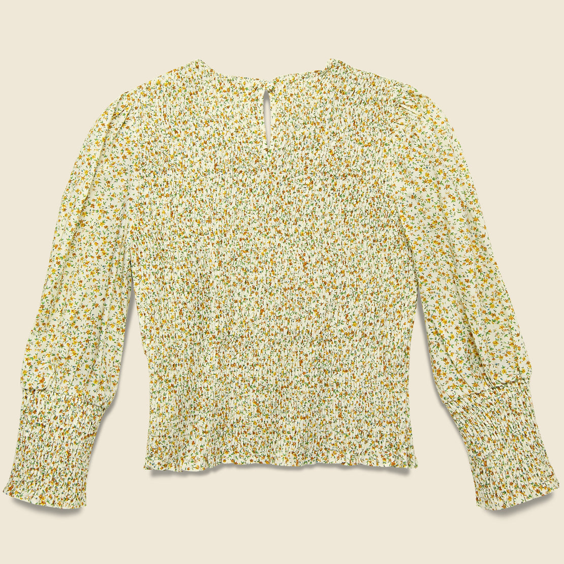Rose Top - Yellow Ditsy