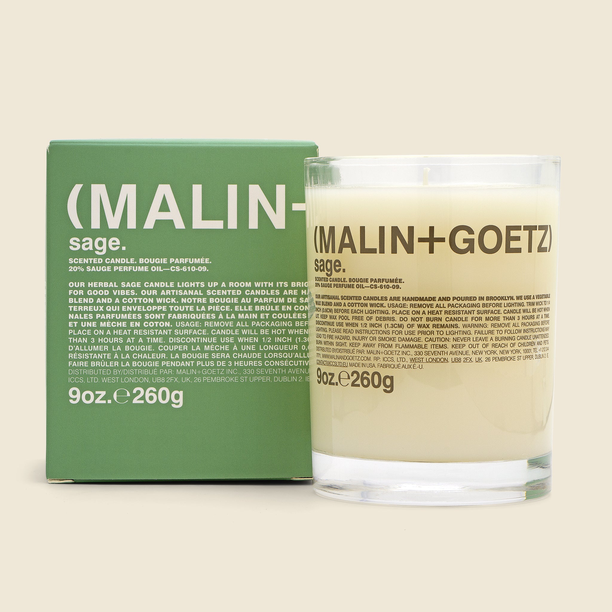Sage Candle - Malin + Goetz - STAG Provisions - Home - Fragrance - Candle