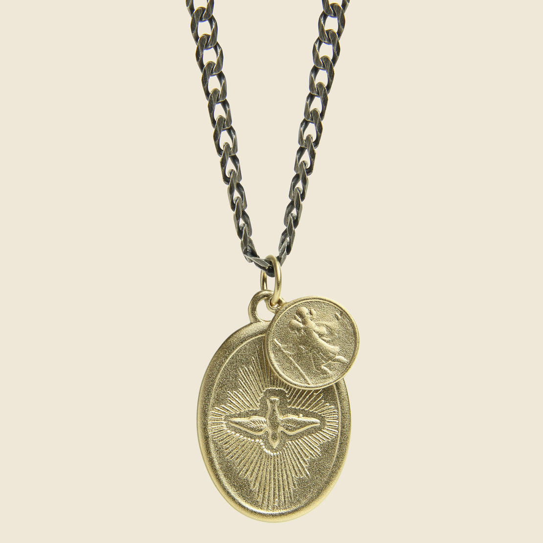 Miansai Dove Pendant Necklace - Gold Vermeil/Sterling Silver