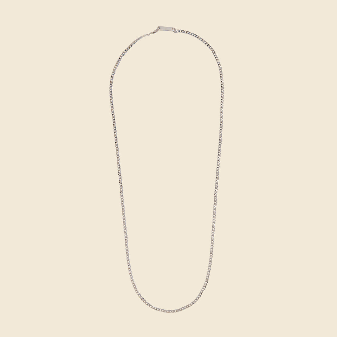 Miansai 3mm Cuban Chain Necklace - Sterling Silver