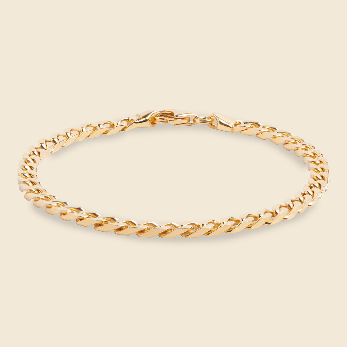 Miansai 4mm Cuban Chain Bracelet - Gold Vermeil