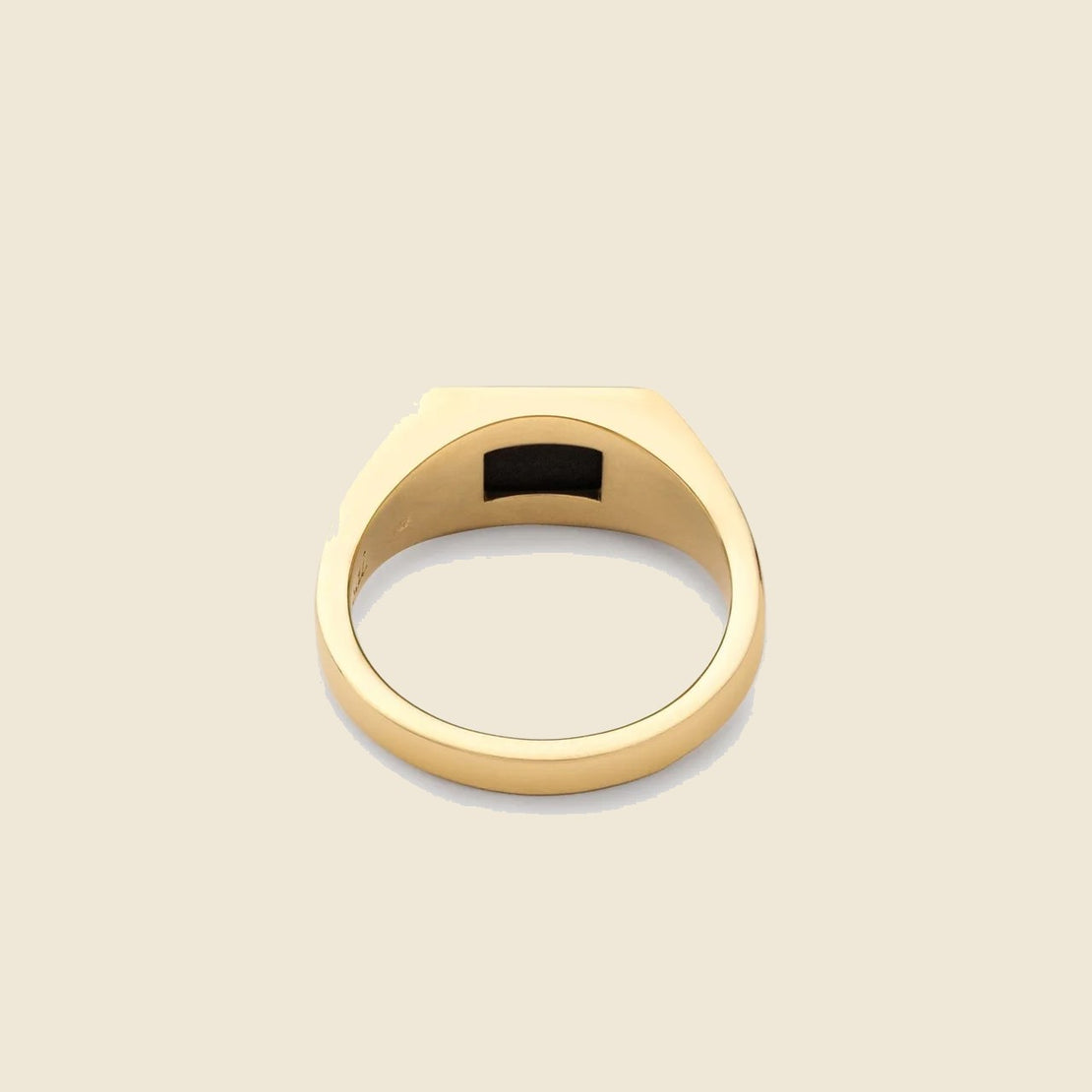 Slim Lennox Ring - Gold Vermeil/Polished Black Onyx - Miansai - STAG Provisions - W - Accessories - Ring
