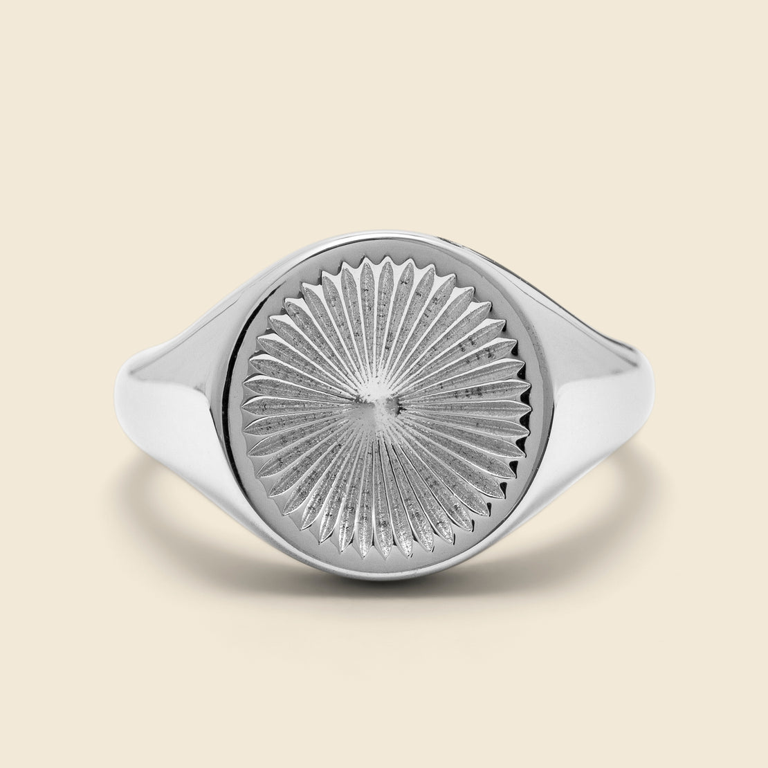 Miansai Solar Signet Ring - Sterling Silver