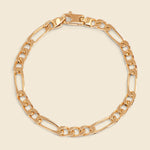 5mm Figaro Chain Bracelet - Gold Vermeil - Miansai - STAG Provisions - Accessories - Cuffs