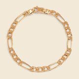 5mm Figaro Chain Bracelet - Gold Vermeil - Miansai - STAG Provisions - Accessories - Cuffs