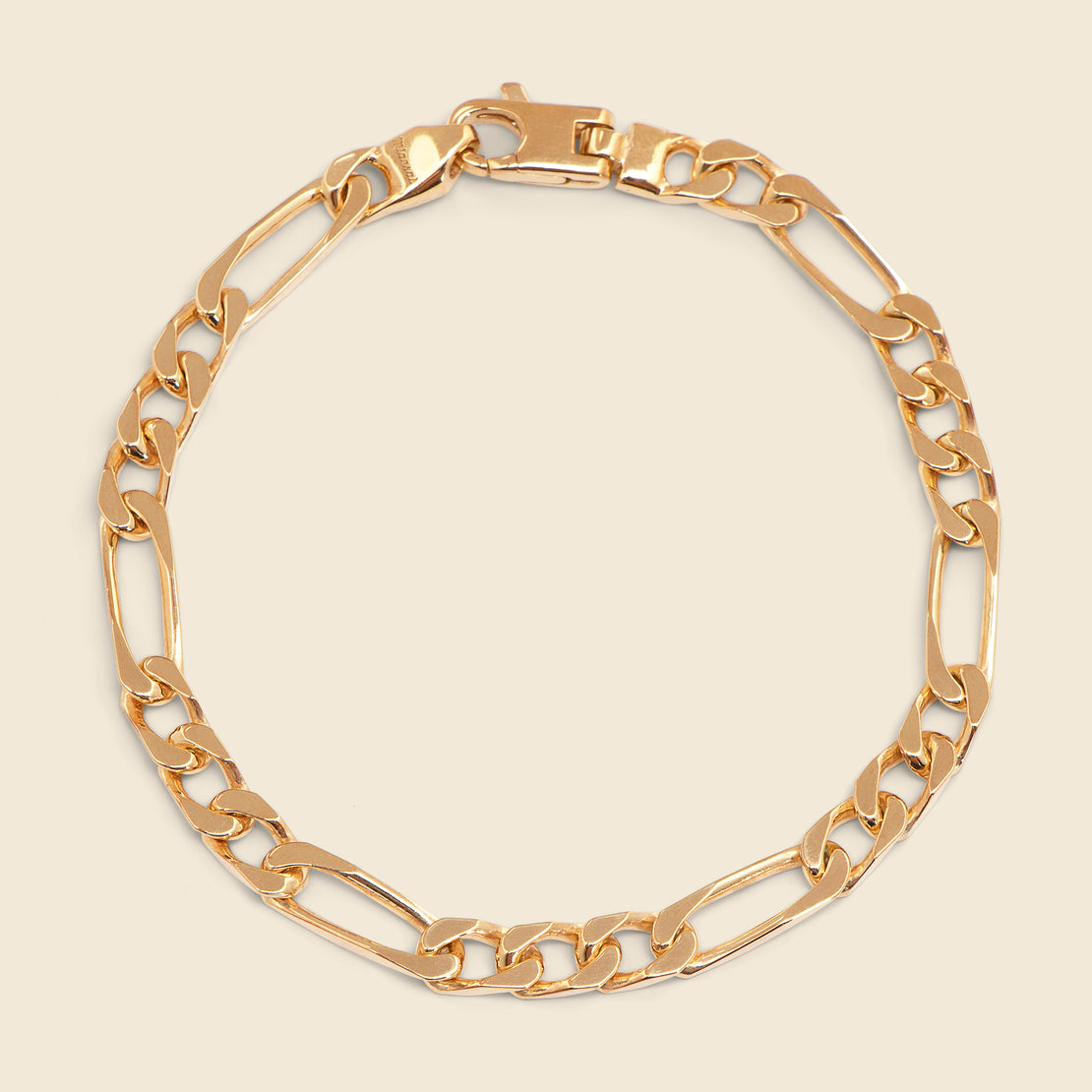 Miansai 5mm Figaro Chain Bracelet - Gold Vermeil