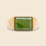 Lennox Jasper Ring - Green/Gold Vermeil - Miansai - STAG Provisions - Accessories - Rings
